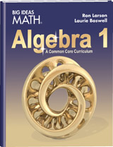 Big Ideas Math: Algebra 1