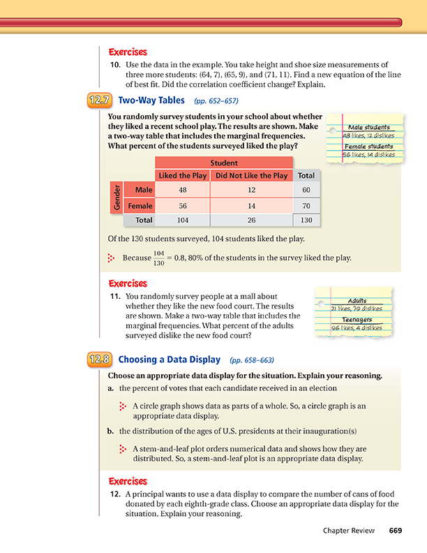 Dynamic Student Edition - Chapter 12 - Chapter Review